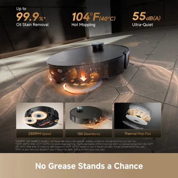 Dreame X60 Ultra Robot vacuum cleaner, Black