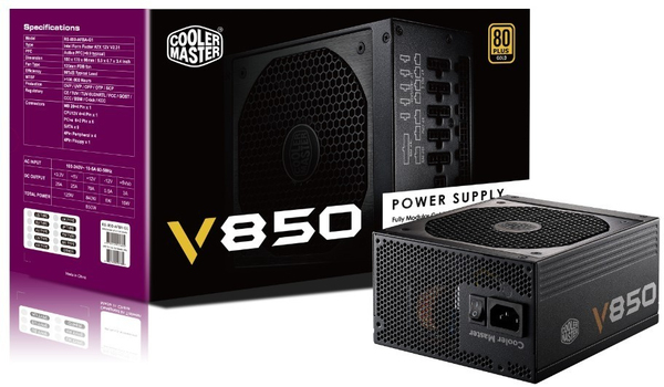 COOLER MASTER 850W GOLD MODULAR V850