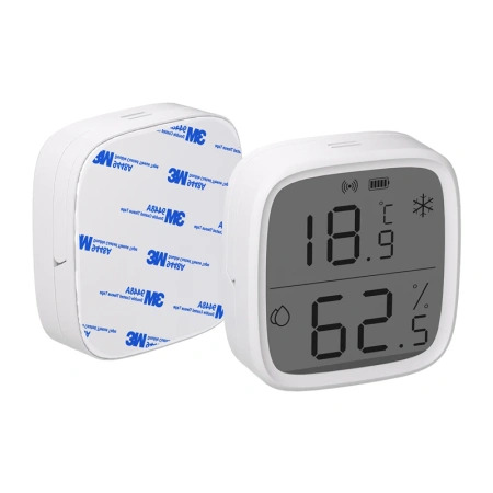SONOFF SNZB-02D (4-pack) - Zigbee 3.0 temperatur- och fuktighetssensor, Vit