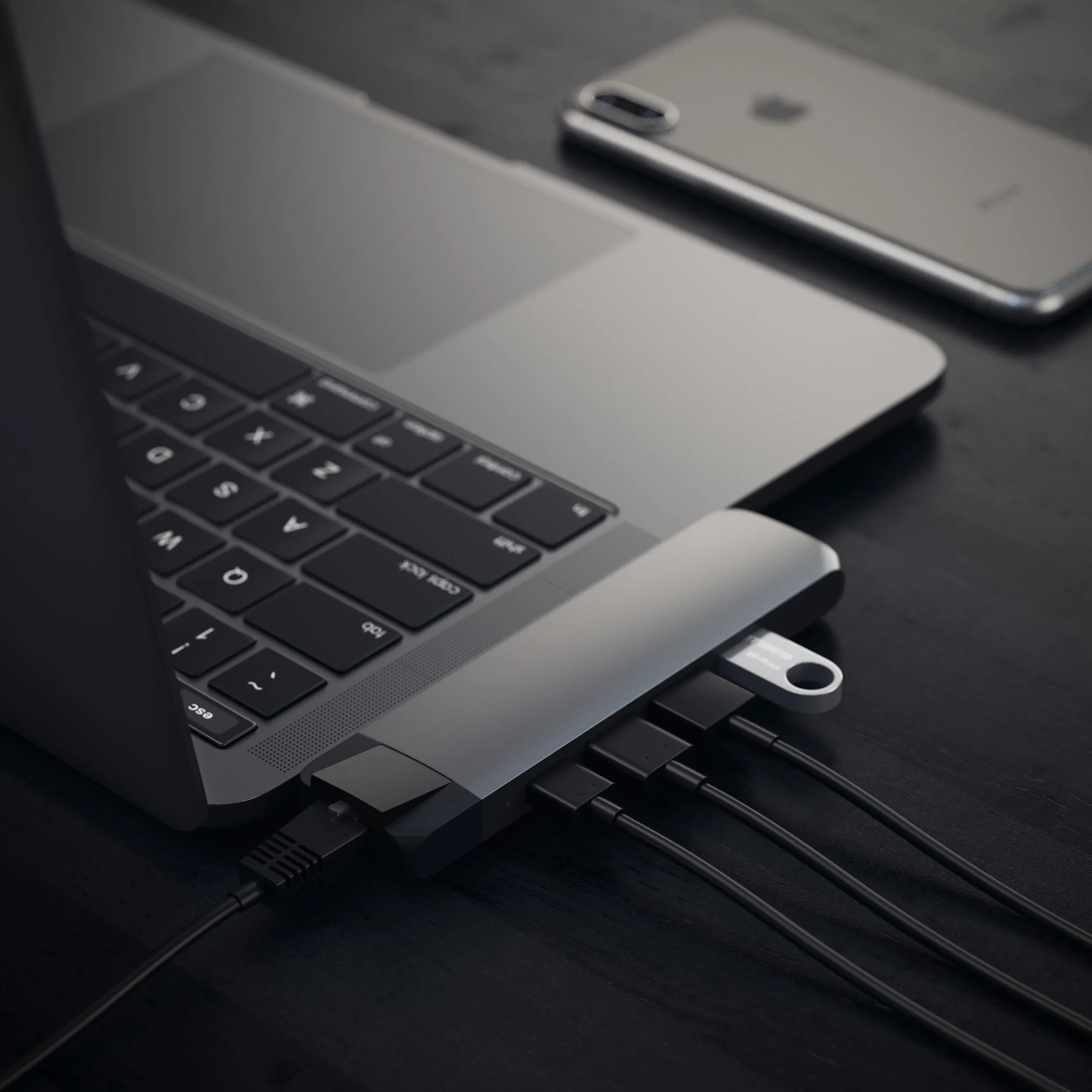 Satechi USB-C PRO Hub med 4K HDMI och Ethernet