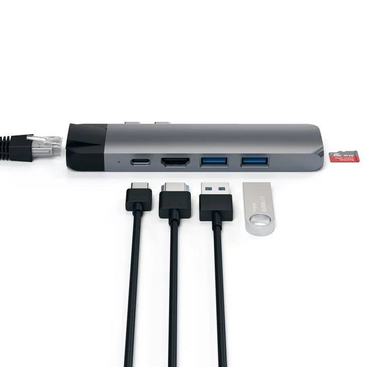 Satechi USB-C PRO Hub med 4K HDMI och Ethernet