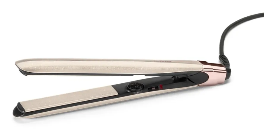 BaByliss ST914PE 25mm Hair Straightener, Warm Beige/Copper