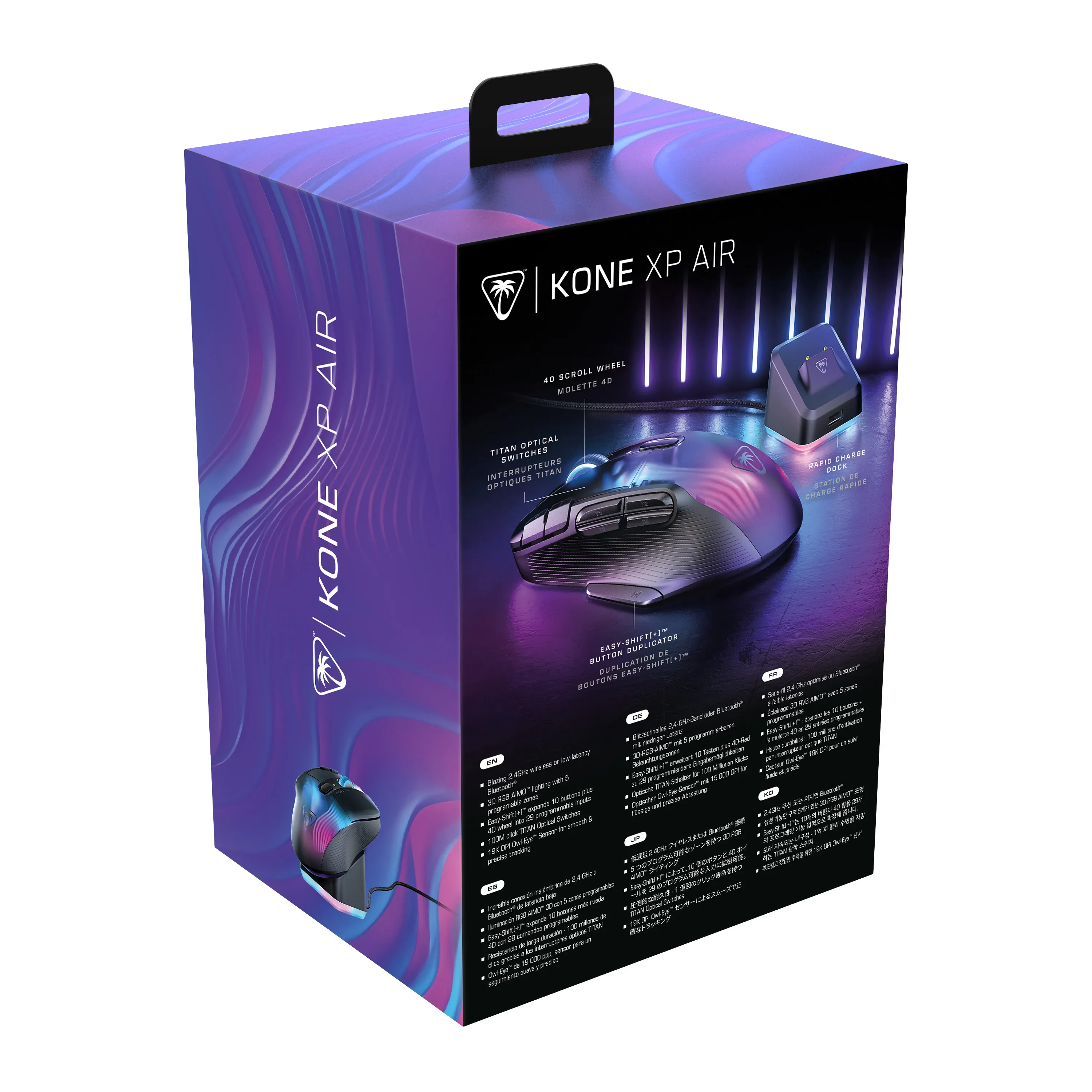 Turtle Beach Kone XP Air - wireless gaming mouse, black