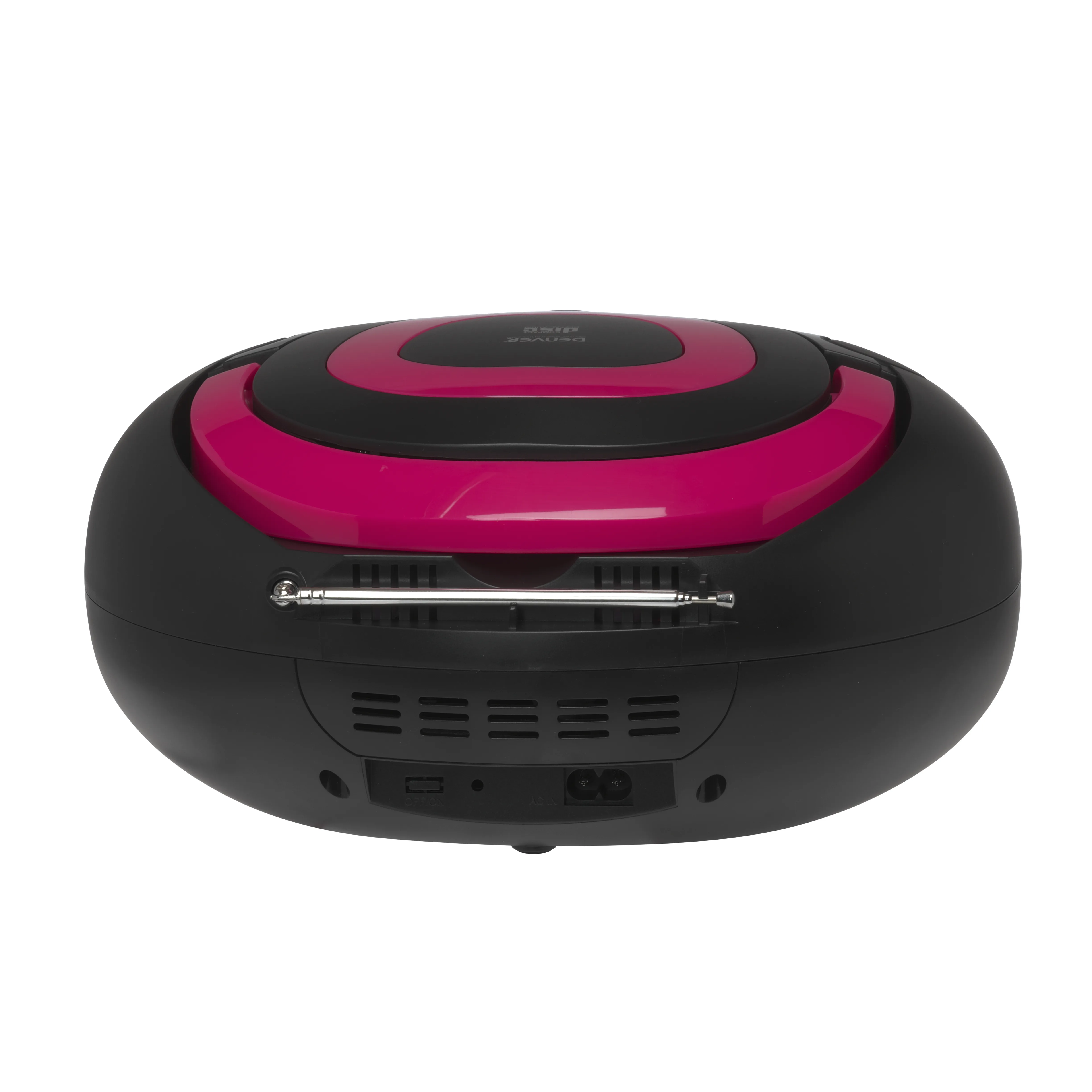 Boombox FM-Radio CD USB Bluetooth TCL-212BTP Svart/Rosa