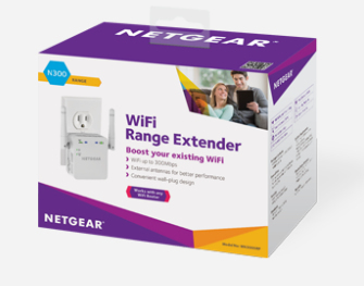 NETGEAR WN3000RPv2 - Wi-Fi-alueen laajennin - 802.11b/g/n - 2.4 GHz