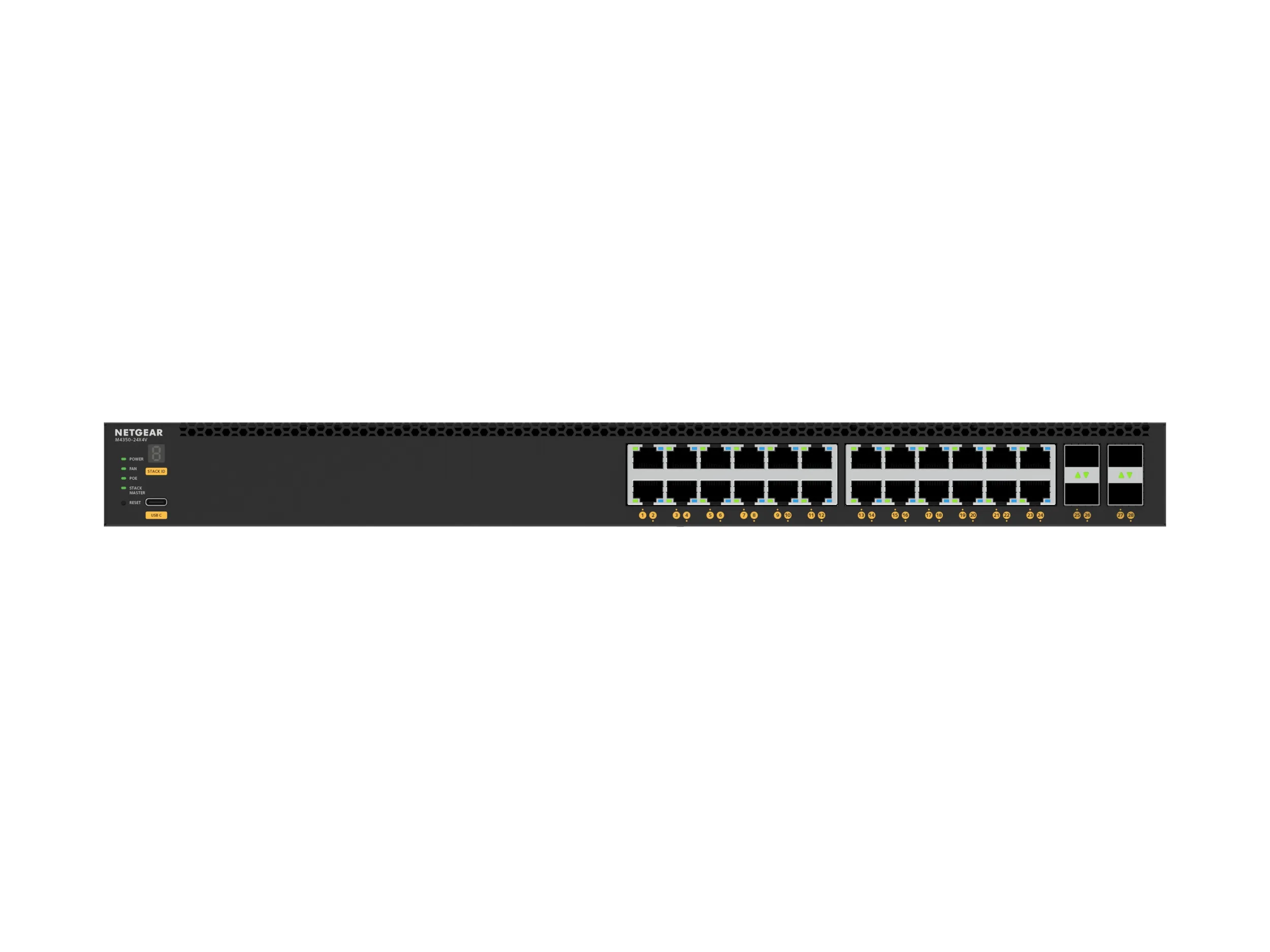 28PT M4350-24X4V MANAGED SWITCH