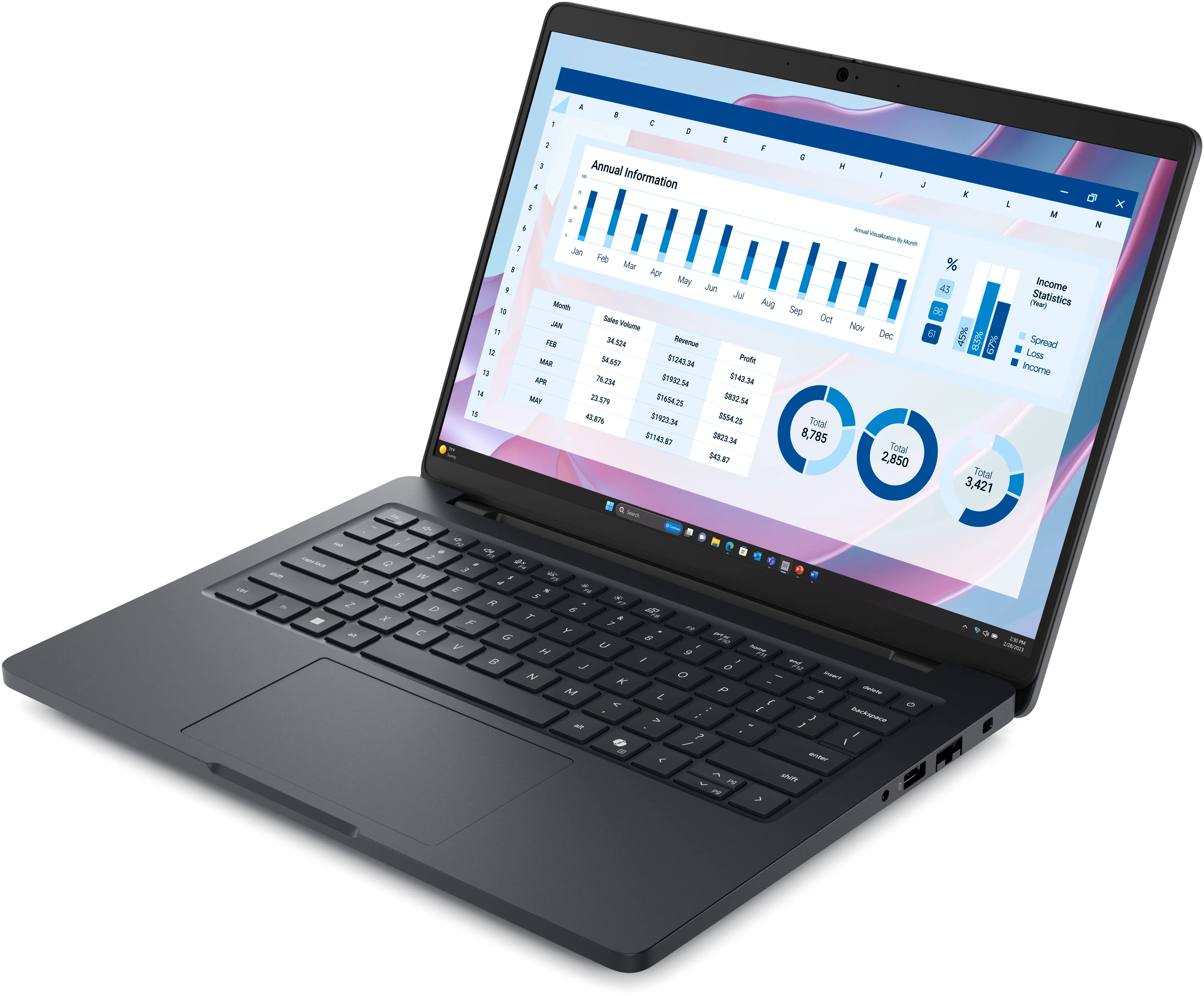 Dell Pro Max 14 14.0" Ryzen AI 7 PRO 350, 16 Gt, 512 Gt, Radeon 860M, Win 11 Pro -kannettava