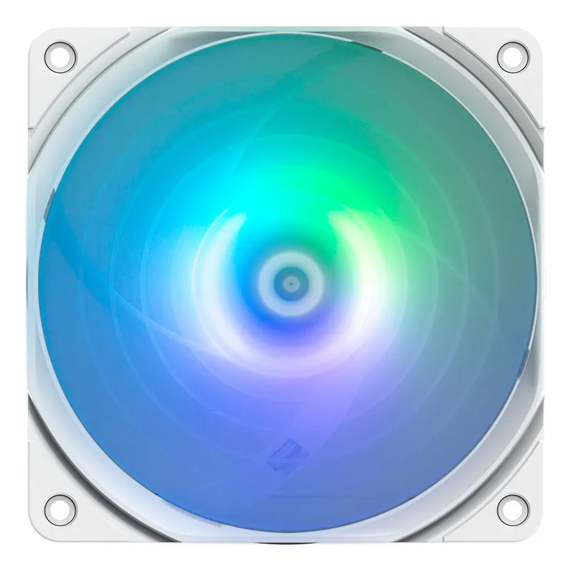 Zalman ZM-AF120R PWM ARGB -tuuletin, hydraulinen laakeri, 120 mm, valkoinen