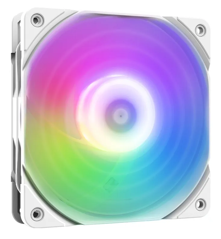 Zalman ZM-AF120R PWM ARGB -tuuletin, hydraulinen laakeri, 120 mm, valkoinen