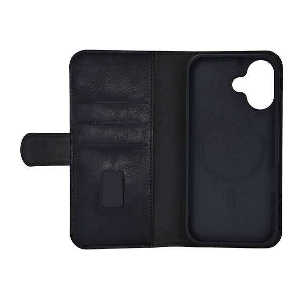 Gear 2-in-1 MagSerie iPhone 17 - wallet case, Black