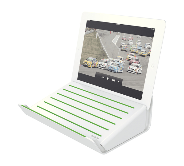 Leitz Multicharger - Latausteline - 4 l&auml;ht&ouml;liittimet (mini-USB Tyyppi A, Apple Dock, Micro-USB Type A) - valkoinen