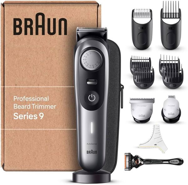Braun Series 9 BT9440 v&aring;t- och torrakning sk&auml;ggtrimmer