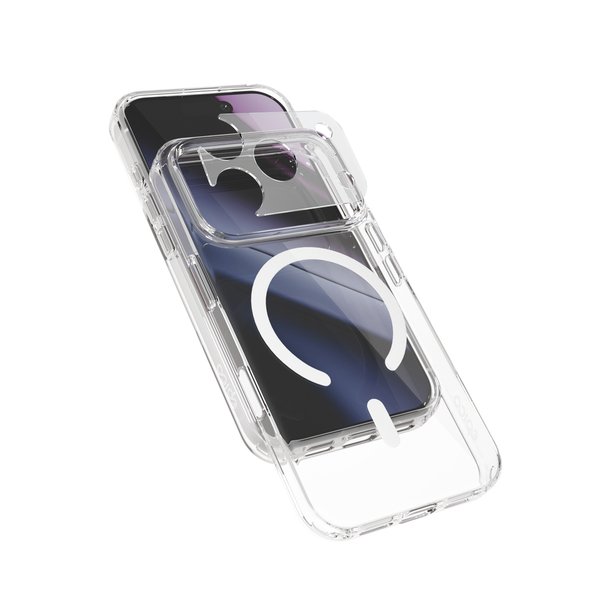 Epico Hero Mag+ Case | iPhone 17 Pro/18 Pro | Qi2  &amp;  MagSafe Compatible | Transparent | Crossbody Ready  &amp;  Camera Island Protector