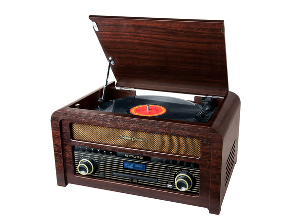 Muse MT-115 DAB - retro turntable, DAB+, FM, BT, CD