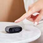 LEXON Minut (LR154X) Digital Alarm Clock - Gunmetal