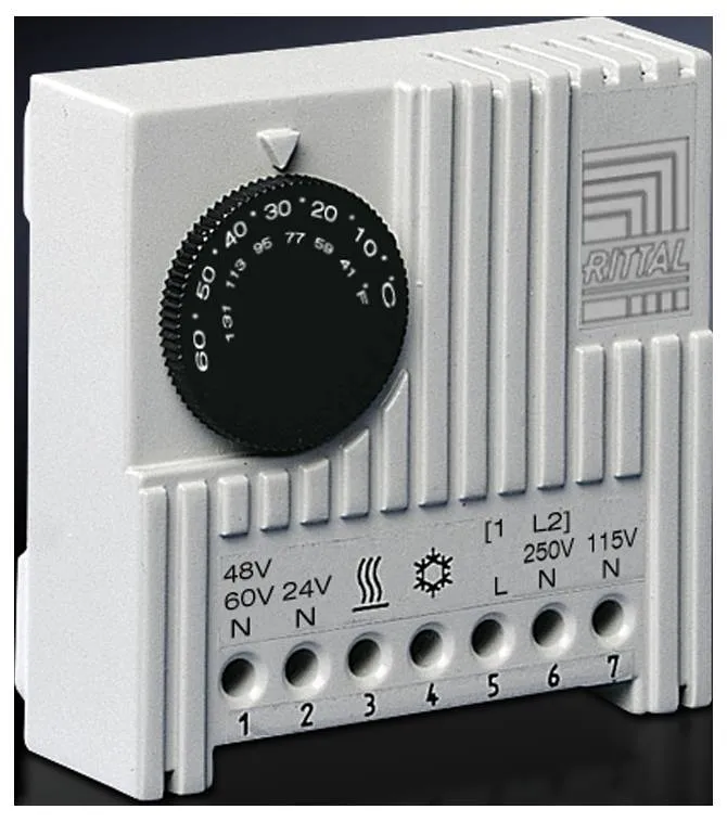 RITTAL Termostaatti 24/48/60VDC 24-230VAC LKS 71x71x33