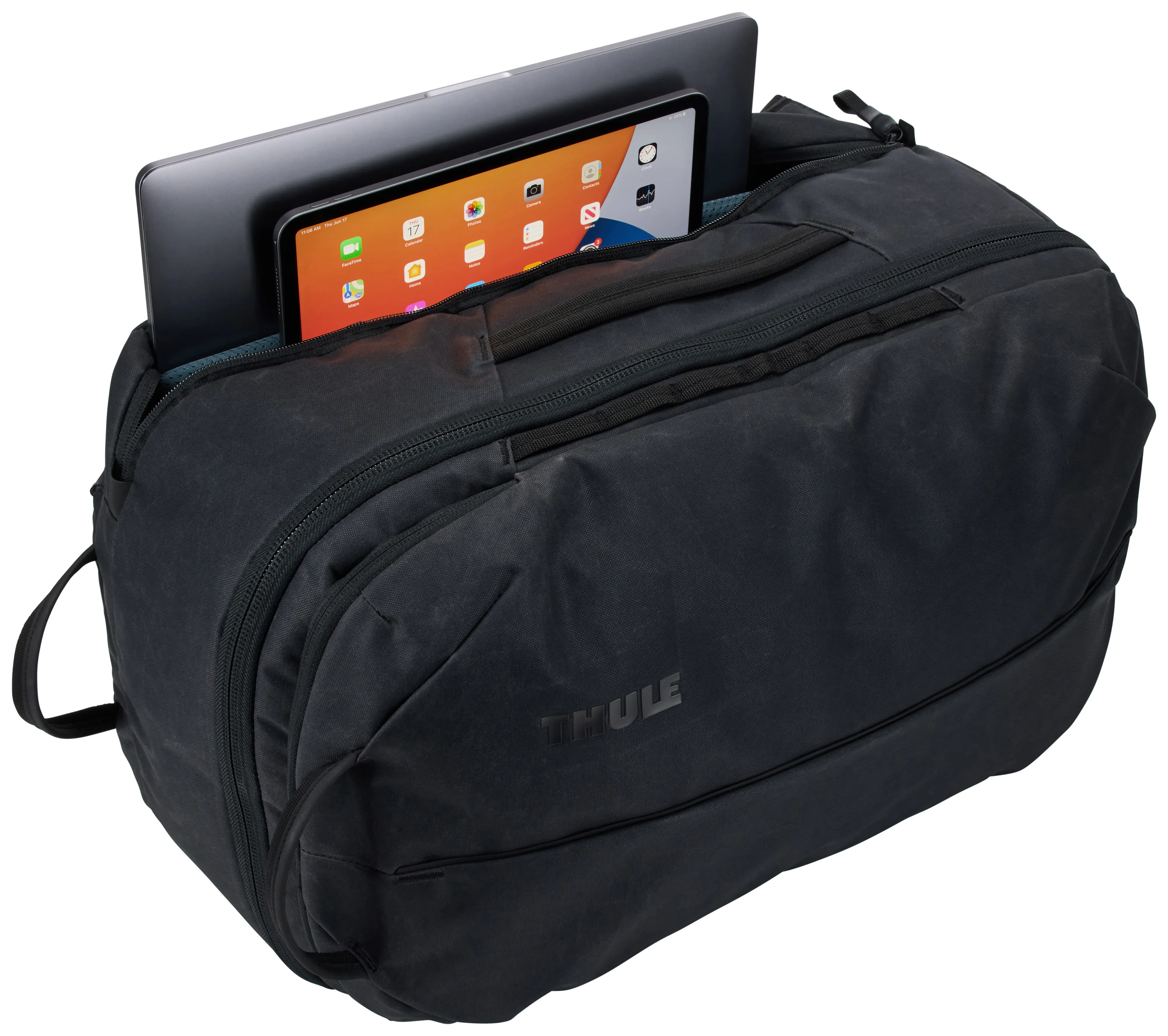 Thule Aion 40l -tietokonereppu, musta, 16"