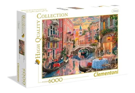 Clementoni High Quality Collection Venice Evening Sunset -palapeli, 6000 palaa