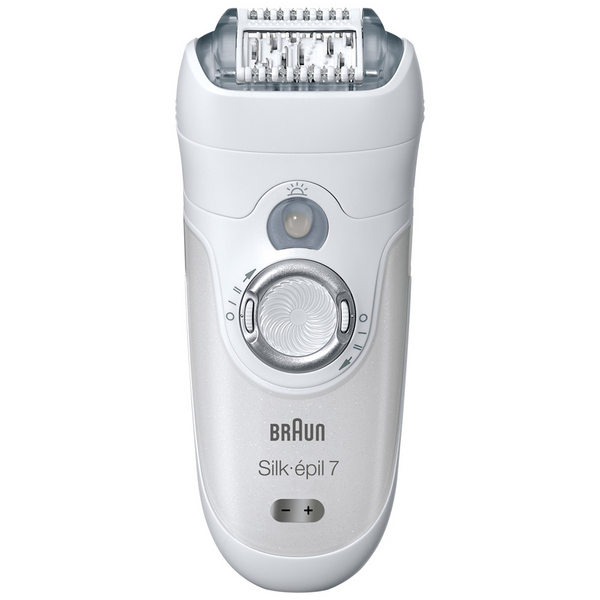 *BRAUN EPILAATTORI SILK-EPIL SE7681WD XPRESSIVE  Body &amp; Face System Wet &amp; Dry - Verkkovirta ja ladattava- K&auml;&auml;ntyv&auml; ajop&auml;&auml;- HairLift-j&auml;rjestelm&auml;- vesipest&auml;v&auml;. 5