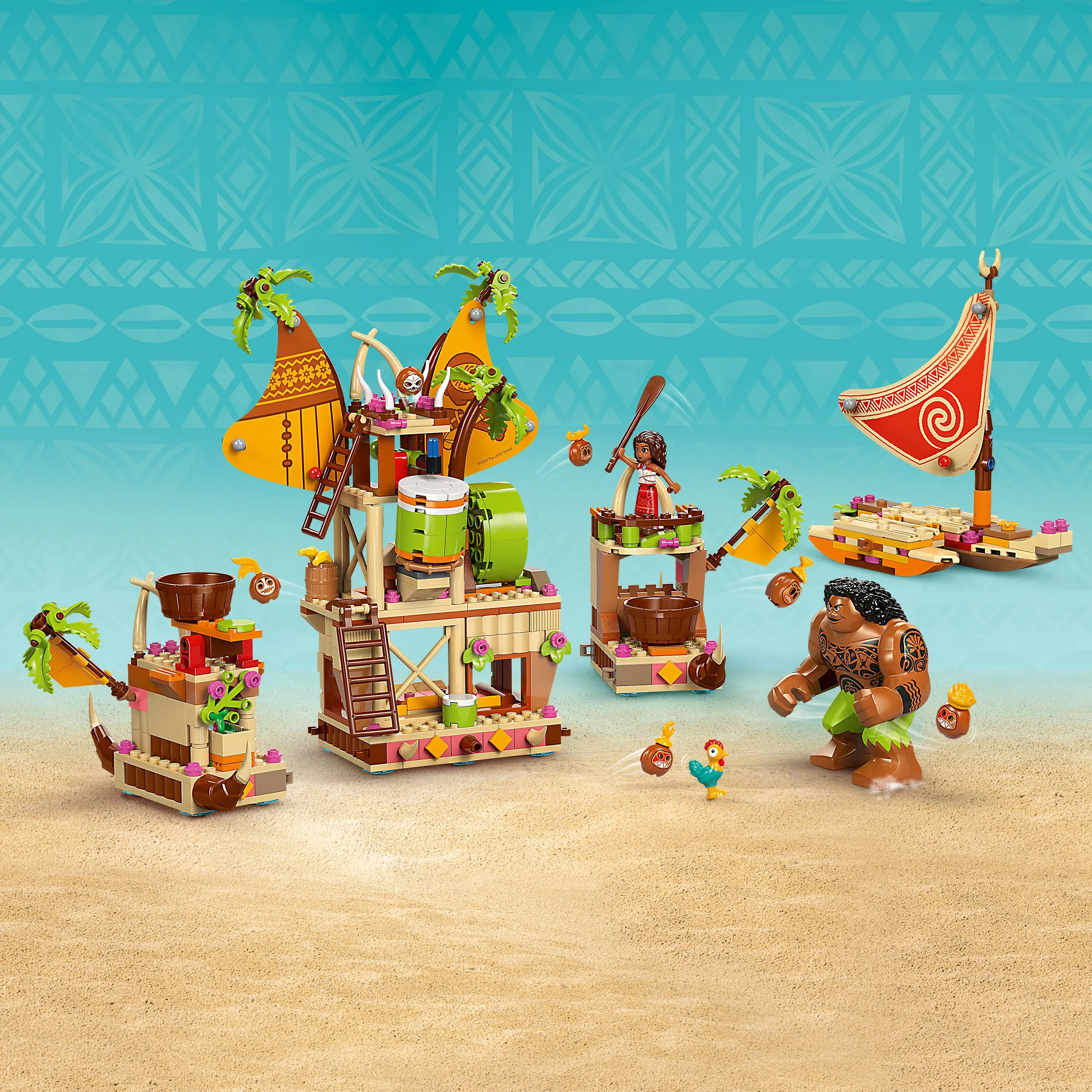 LEGO Disney Vaiana Kakamora Ship 43258