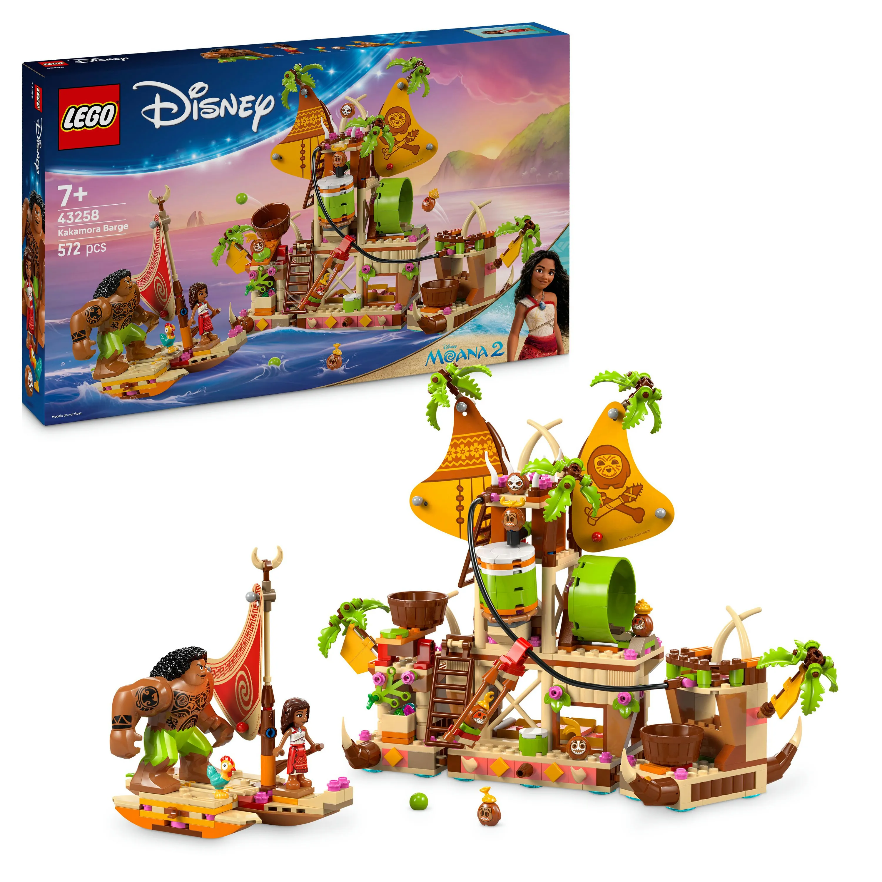LEGO Disney Vaiana Kakamora Ship 43258