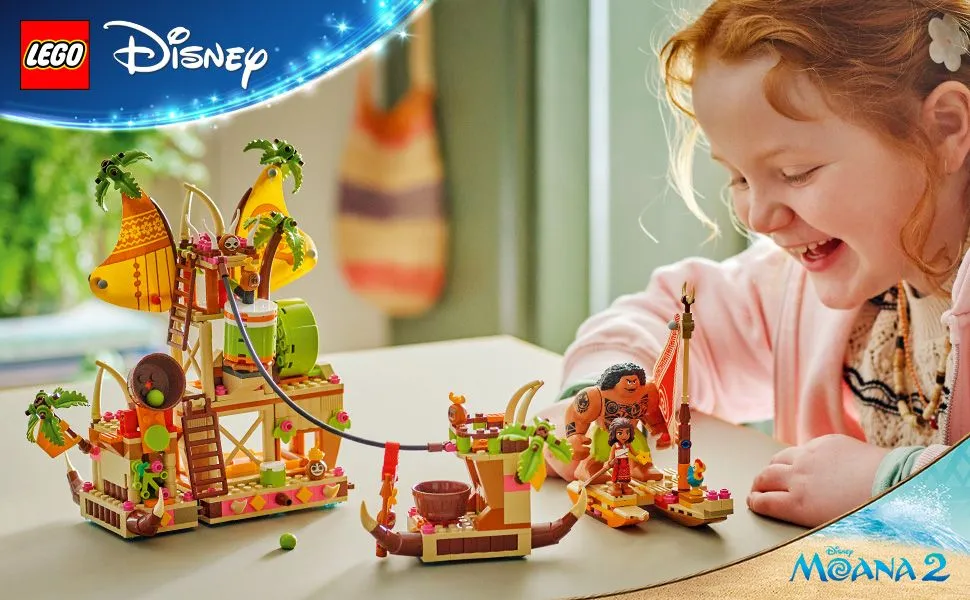 LEGO Disney Vaiana Kakamora Ship 43258