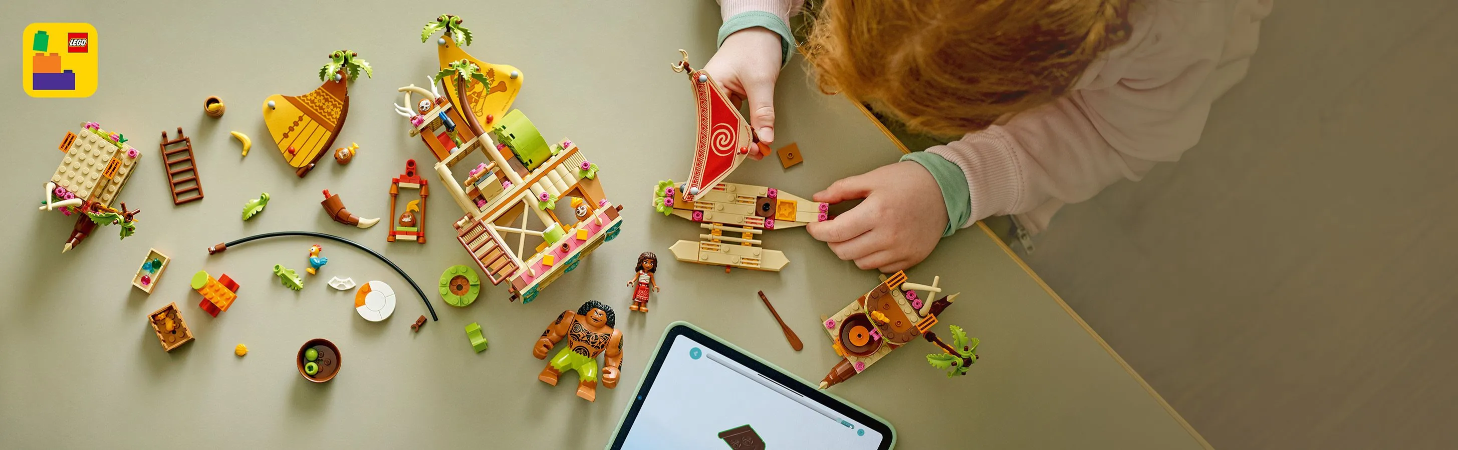 LEGO Disney Vaiana Kakamora Ship 43258