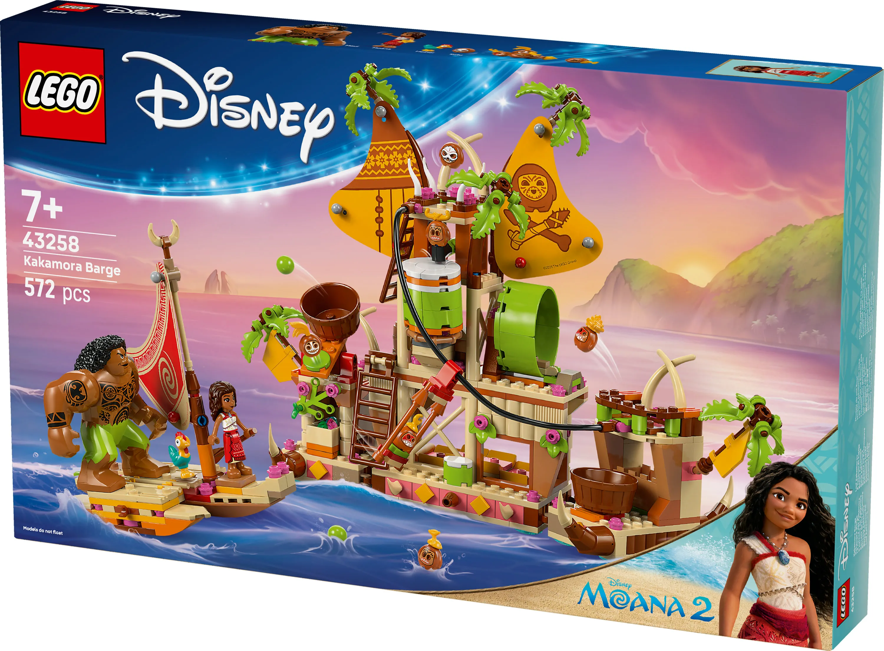 LEGO Disney Vaiana Kakamora Ship 43258