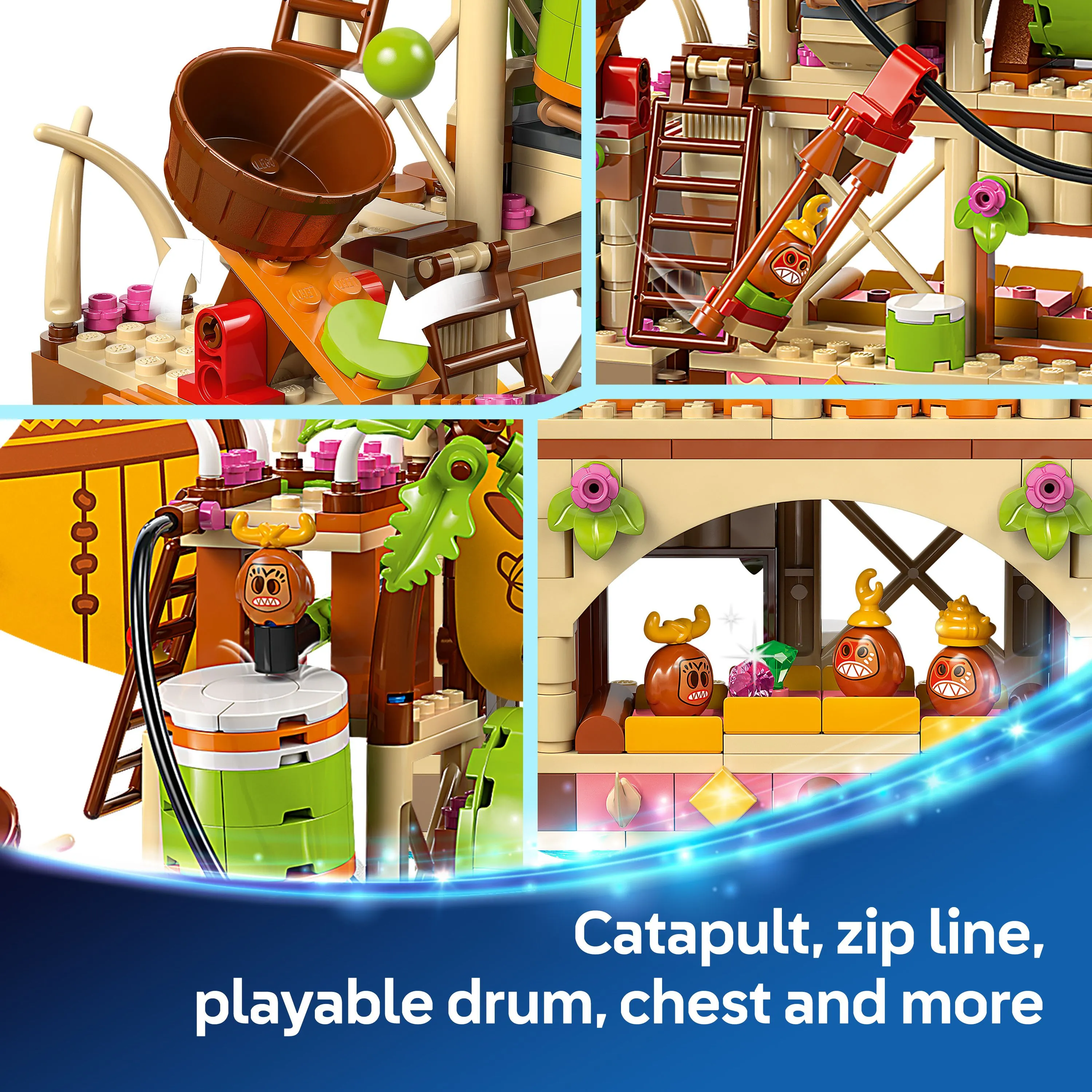 LEGO Disney Vaiana Kakamora Ship 43258