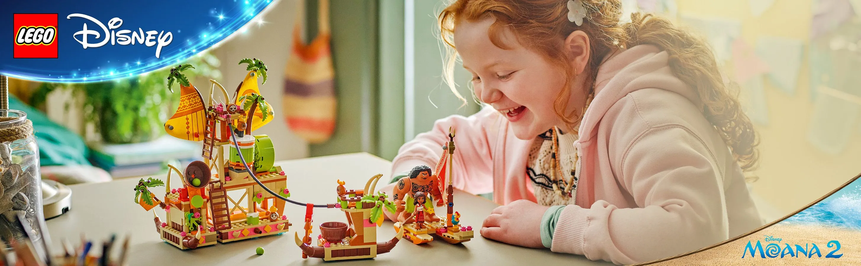 LEGO Disney Vaiana Kakamora Ship 43258