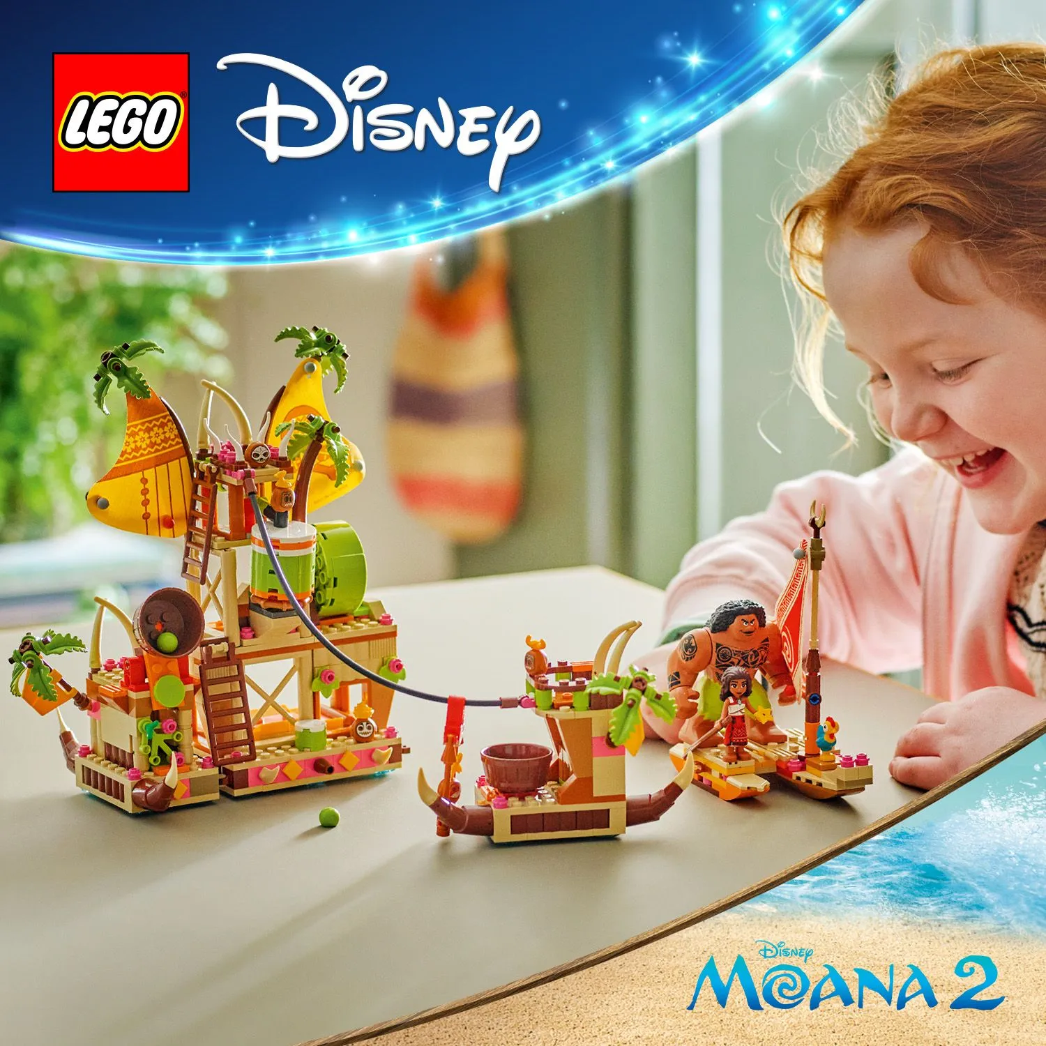 LEGO Disney Vaiana Kakamora Ship 43258