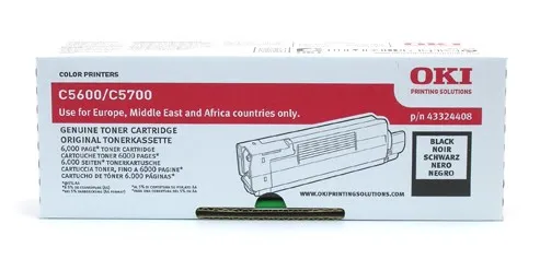 OKI C5600/C5700 High Yield -laserv&auml;rikasetti, musta