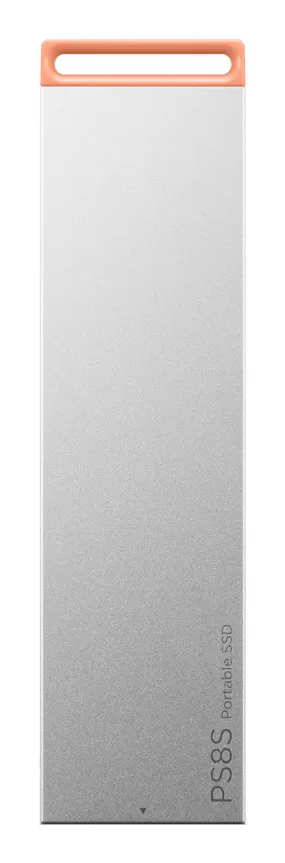 Lenovo PS8S 2TB External SSD with USB 3.2 Gen 2 (USB-C), Grey