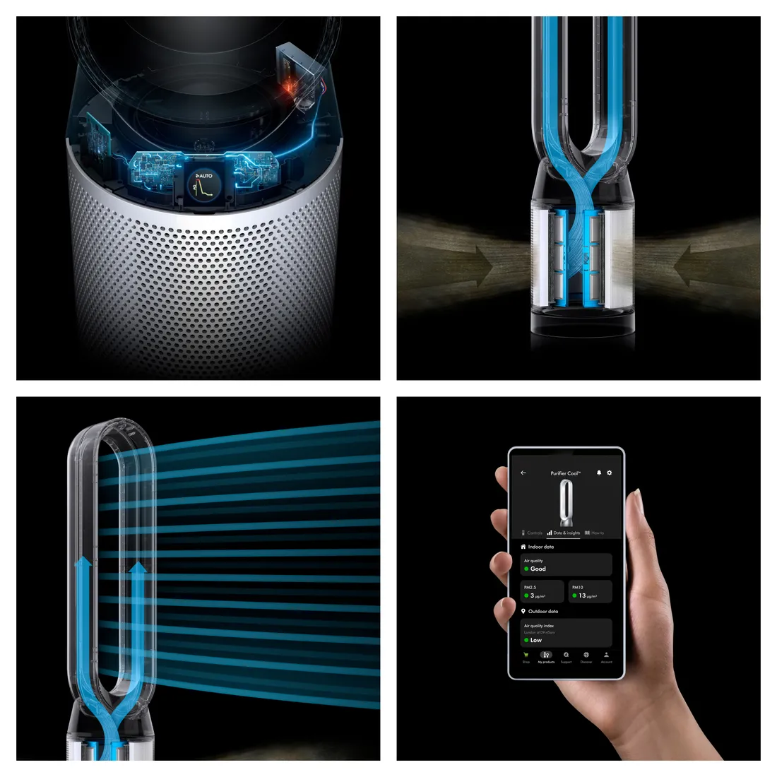 Dyson Purifier Cool PC1 luftrenare - Vit