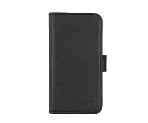 GEAR Wallet 7 Cards MagSeries, iPhone 15 - 2-in-1 Wallet Case, Black