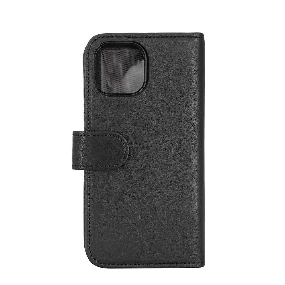 GEAR Wallet 7 Cards MagSeries, iPhone 15 - 2-in-1 Wallet Case, Black
