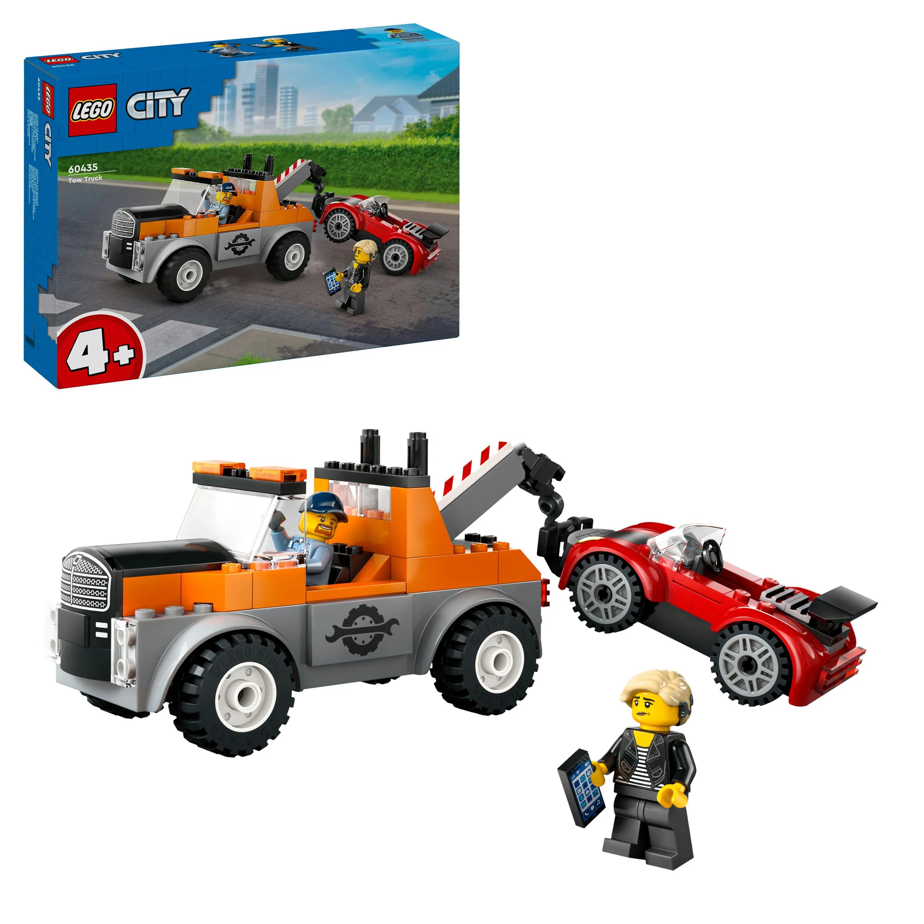 LEGO City Tow Truck and Sports Car Repair Shop 60435