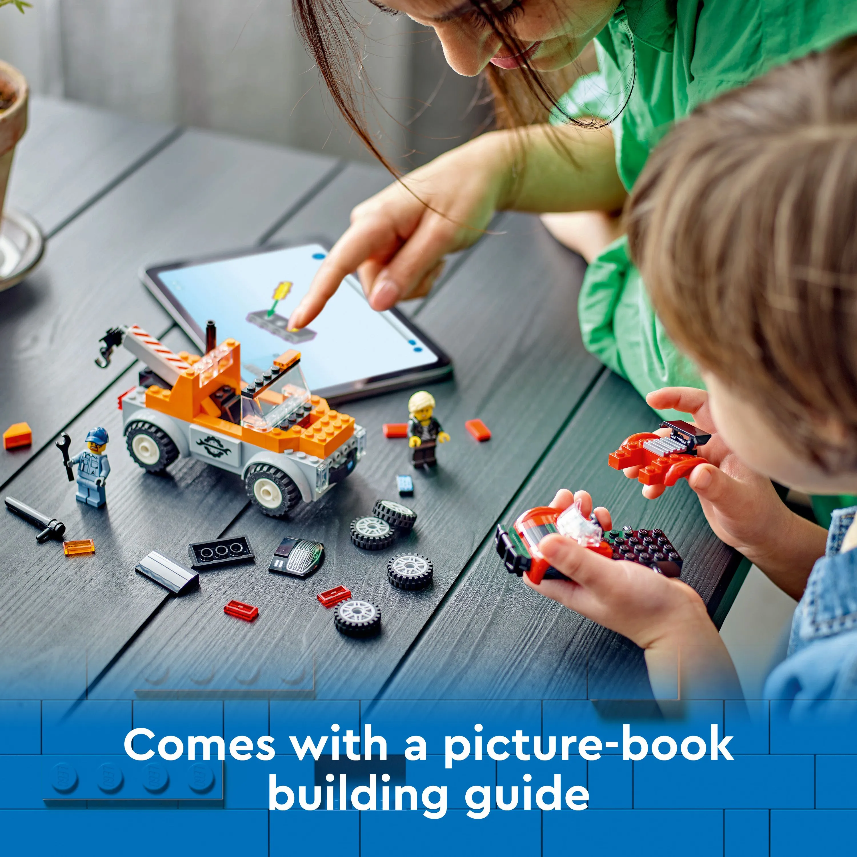 LEGO City Tow Truck and Sports Car Repair Shop 60435