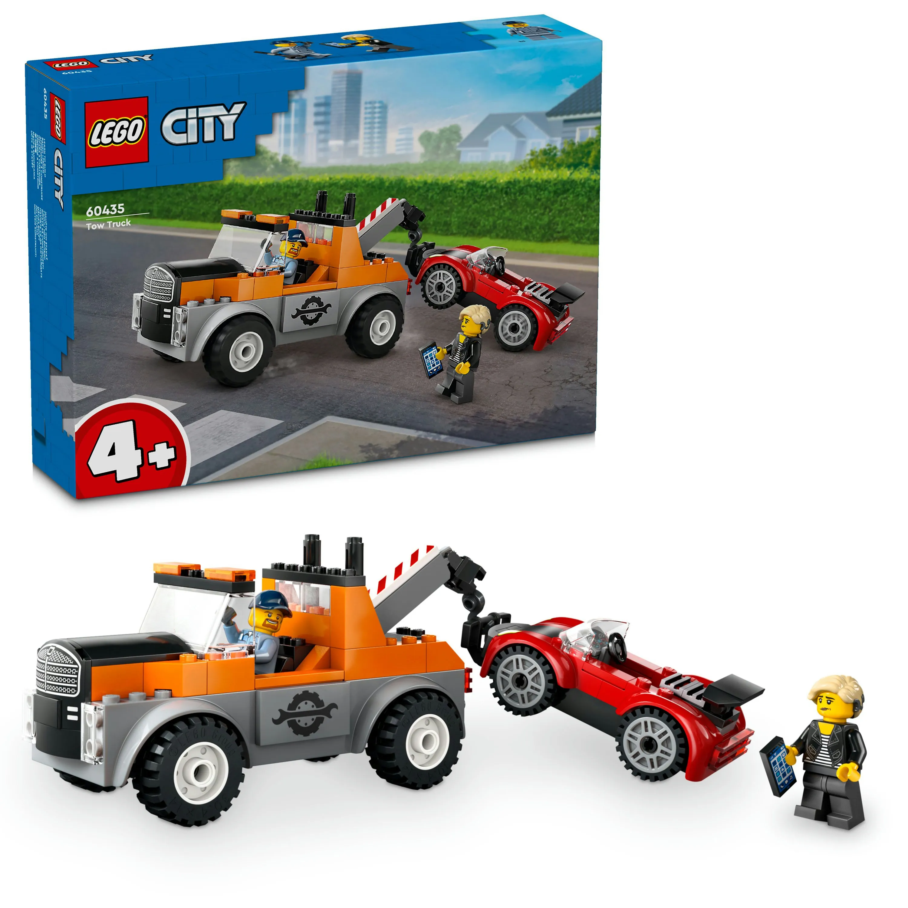 LEGO City Tow Truck and Sports Car Repair Shop 60435