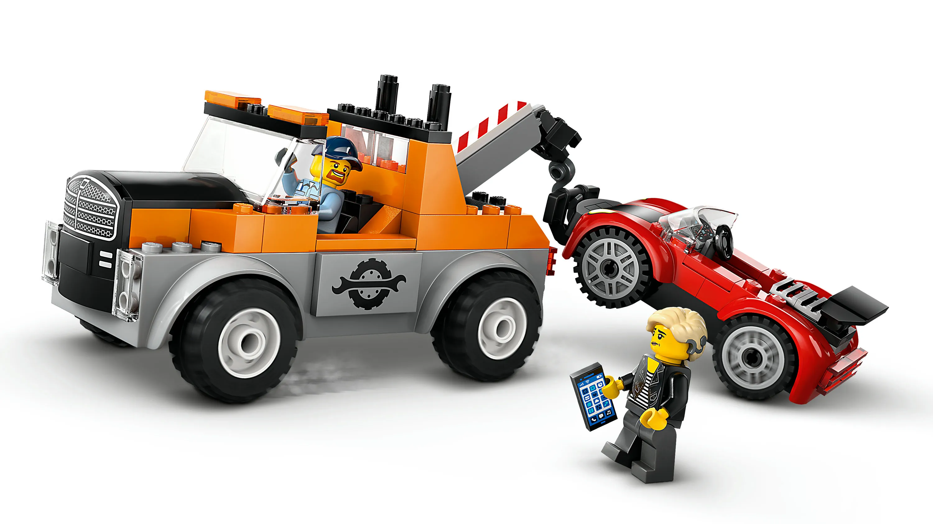 LEGO City Tow Truck and Sports Car Repair Shop 60435