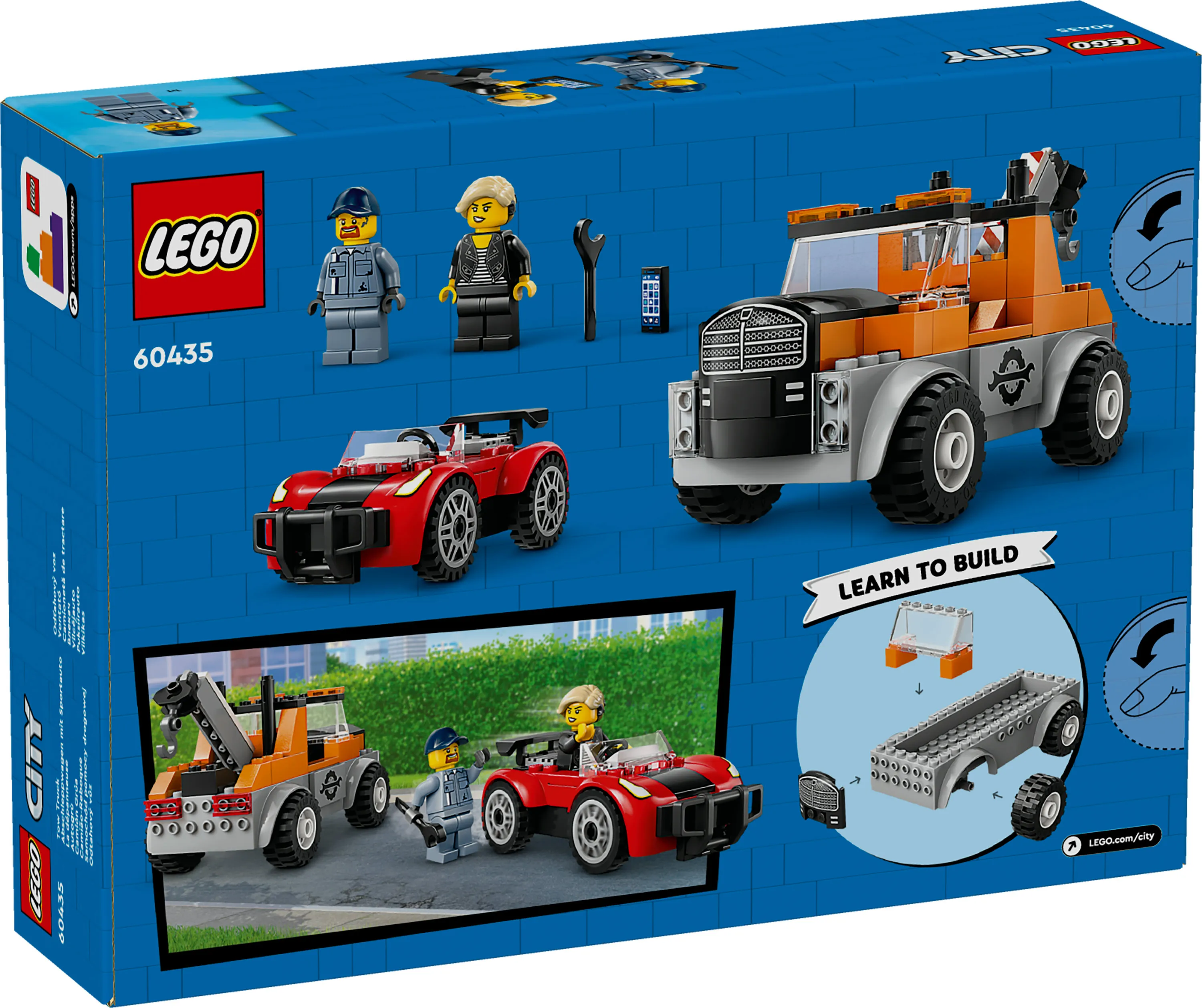 LEGO City Tow Truck and Sports Car Repair Shop 60435