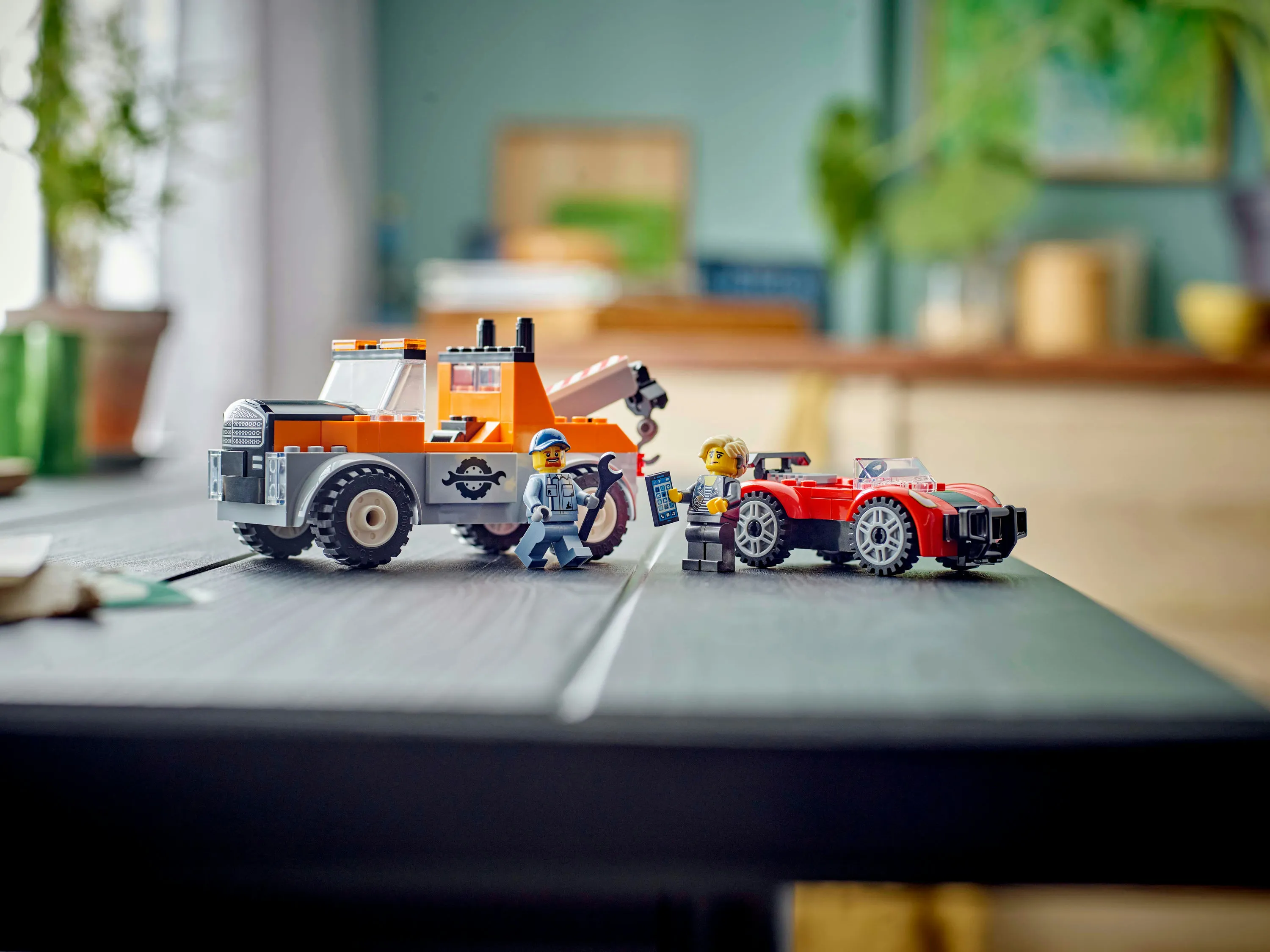 LEGO City Tow Truck and Sports Car Repair Shop 60435