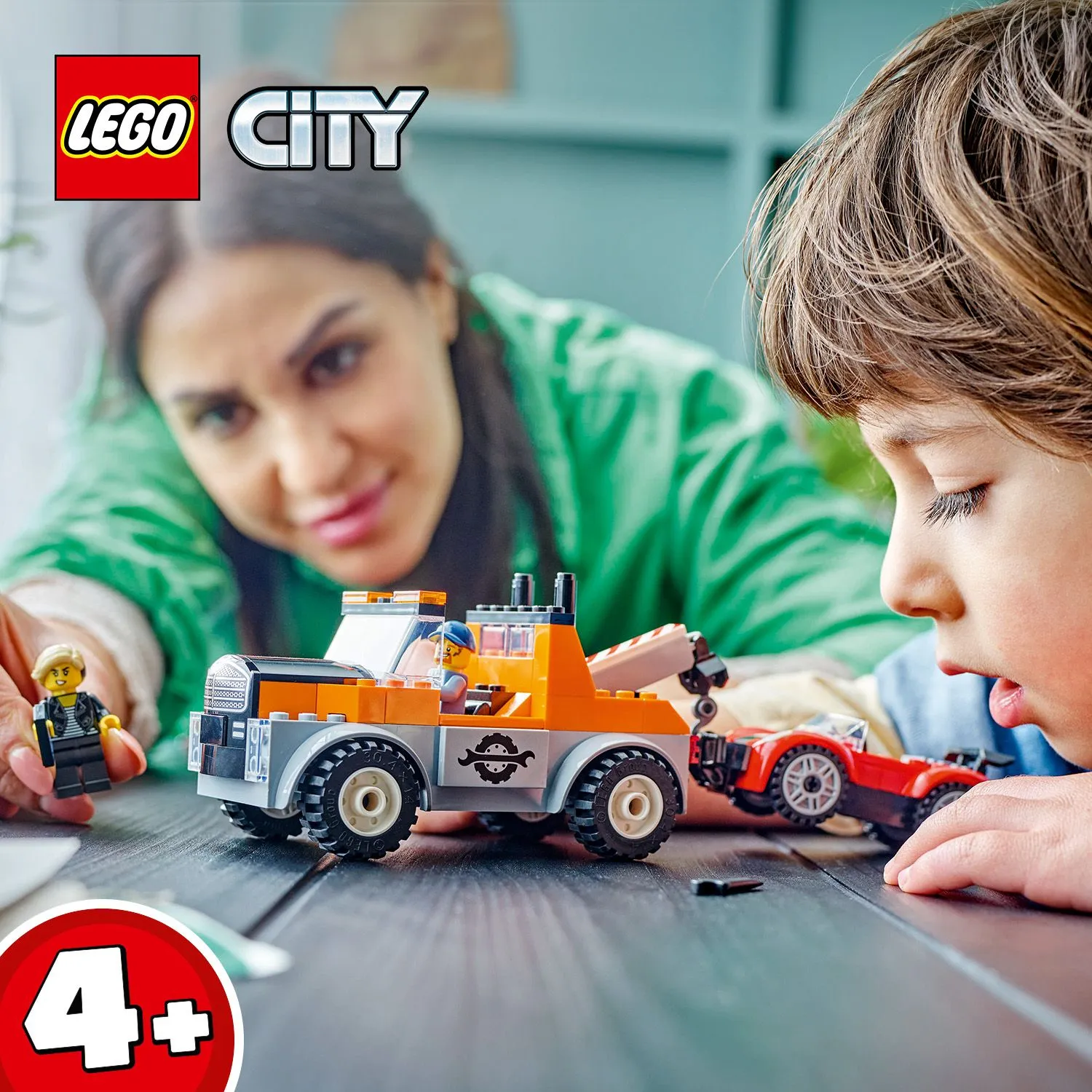 LEGO City Tow Truck and Sports Car Repair Shop 60435