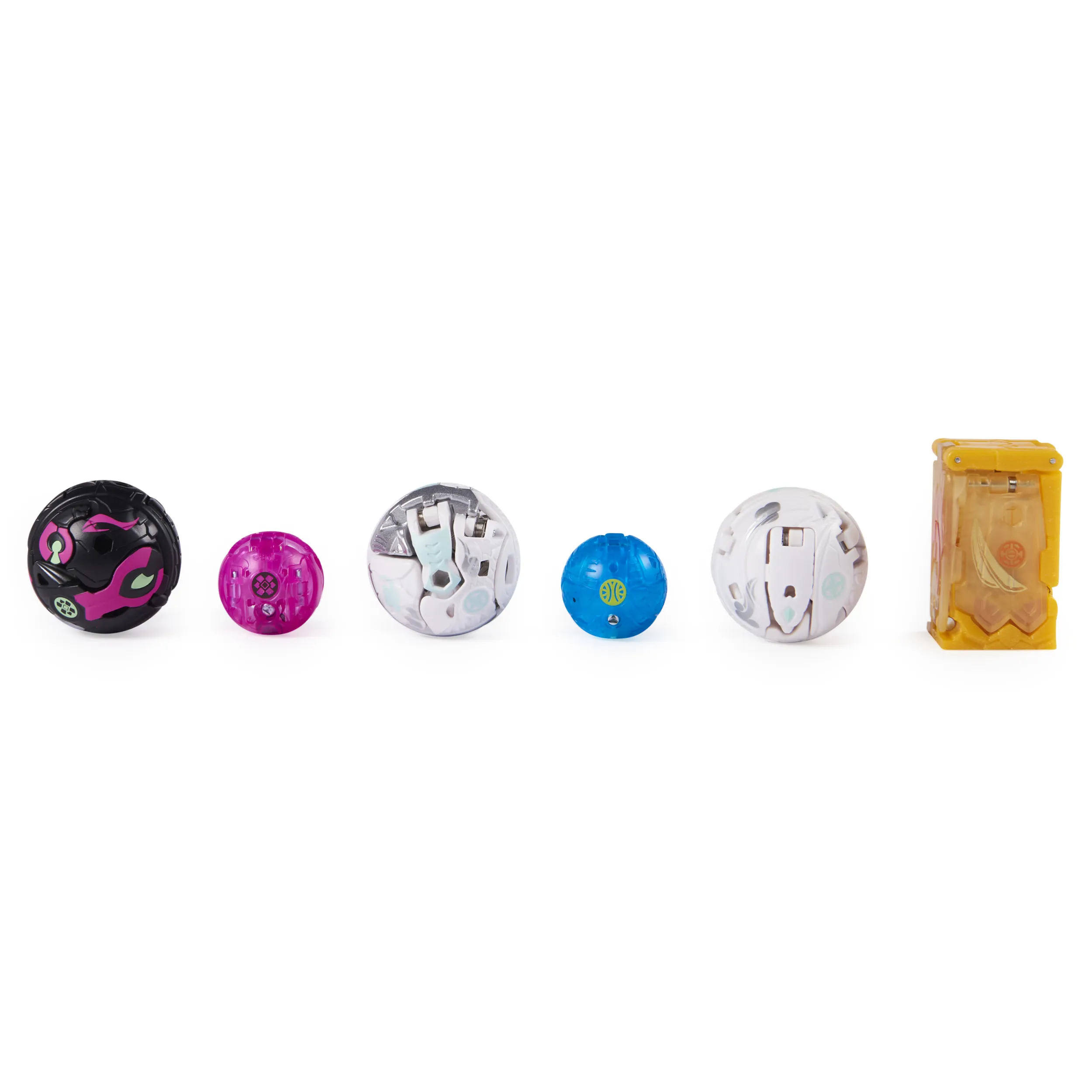 Spin Master Bakugan Evolutions Battle Strike 6 Pack Skill Game (Includes 3 Bakugan Balls, 2 Nanogan and 1 Geogan)