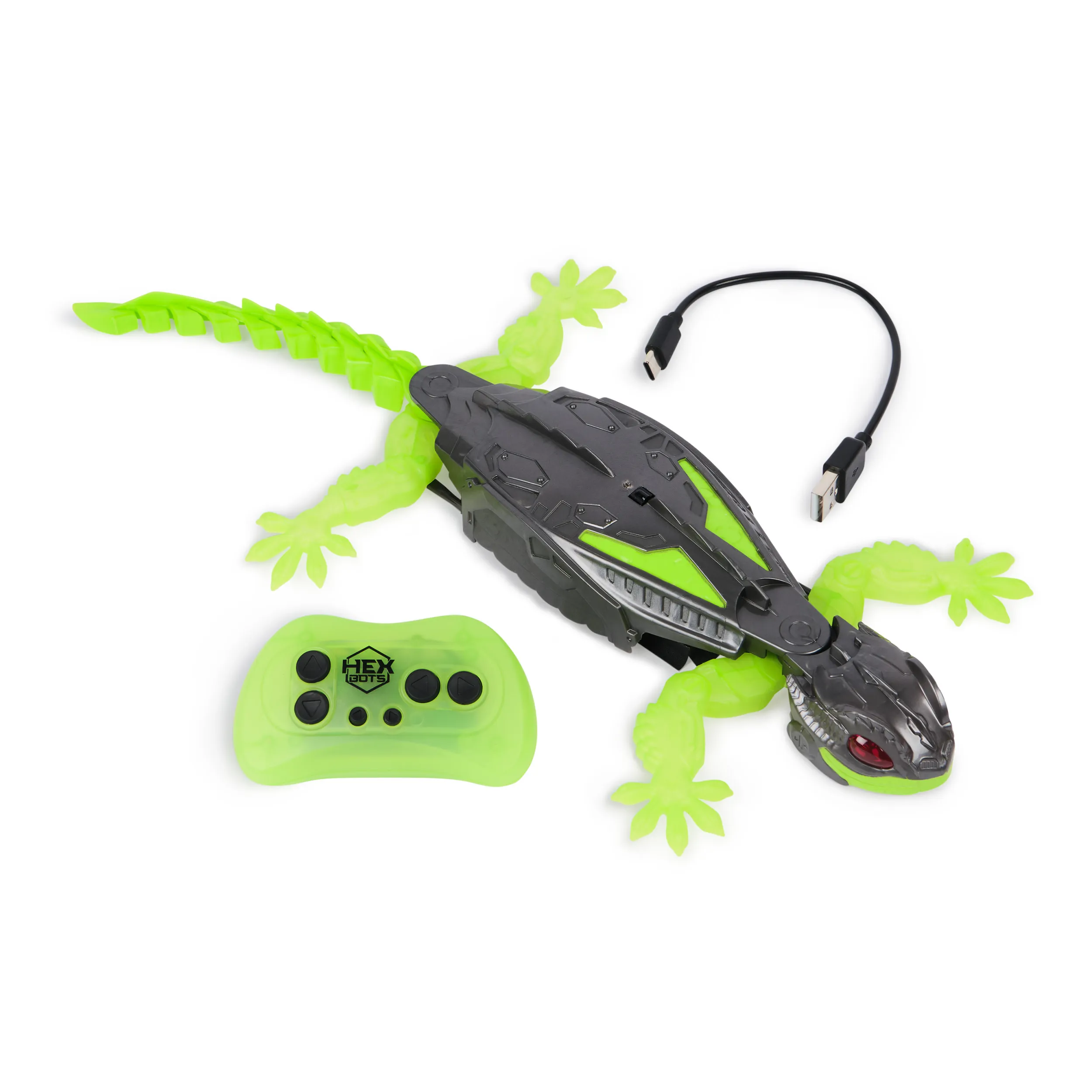 Spin Master Hex Bots - Wall Crawler Gecko, toy figure