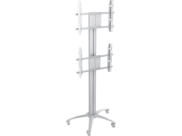 Multibrackets M Public Display Stand 210 Single - Teline tuotteelle LCD-n&auml;ytt&ouml; - alumiini - hopea -n&auml;yt&ouml;n koko: 40"-63" -kiinnitysliit&auml;nt&auml;: up to 800 x 500 mm -