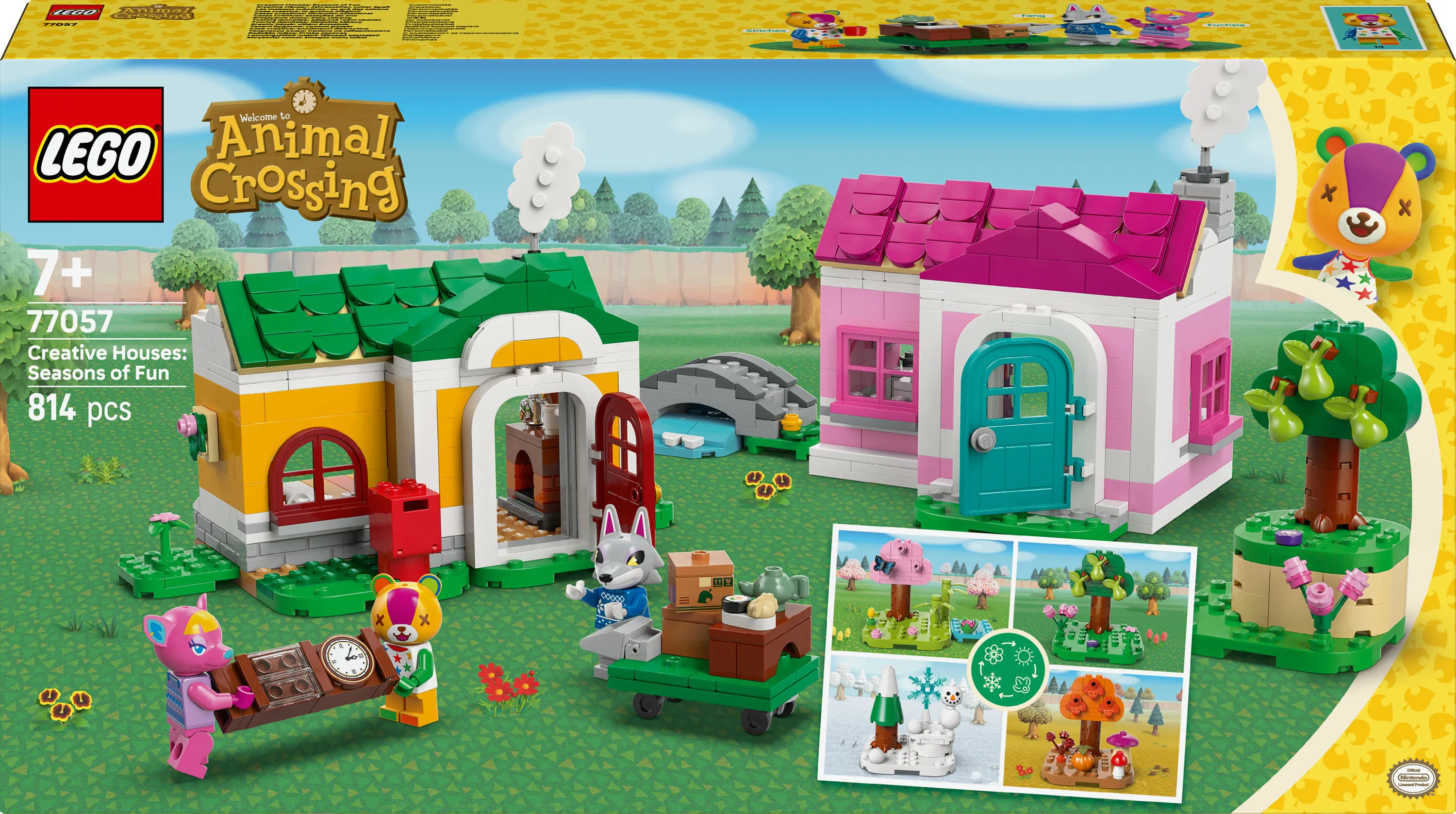 LEGO Animal Crossing Luovat talot: Hauskat vuodenajat 77057