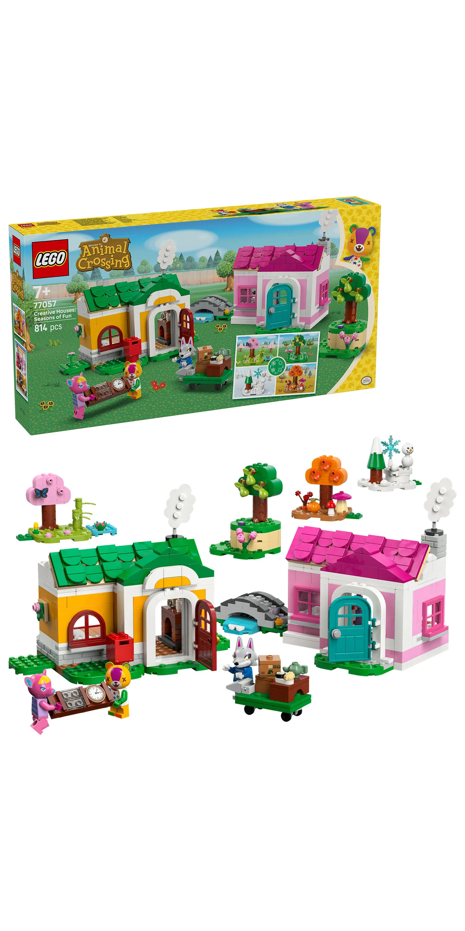 LEGO Animal Crossing Luovat talot: Hauskat vuodenajat 77057