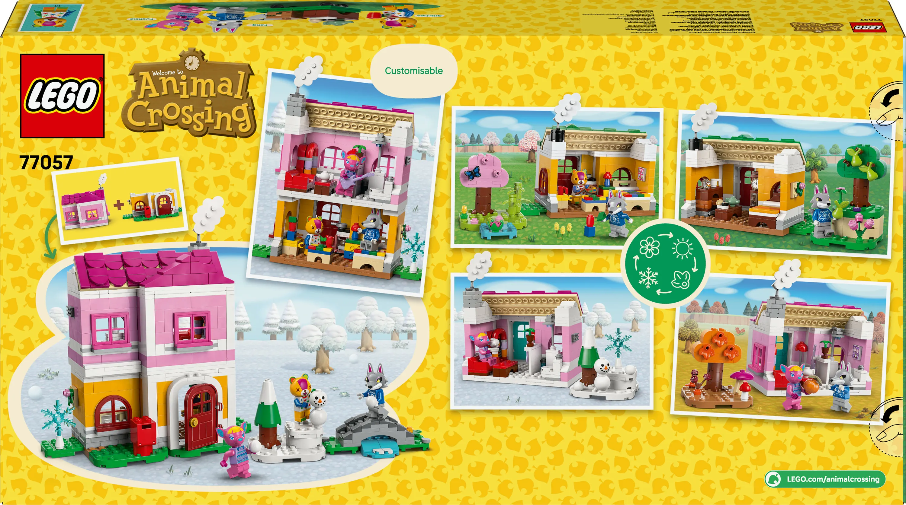 LEGO Animal Crossing Luovat talot: Hauskat vuodenajat 77057