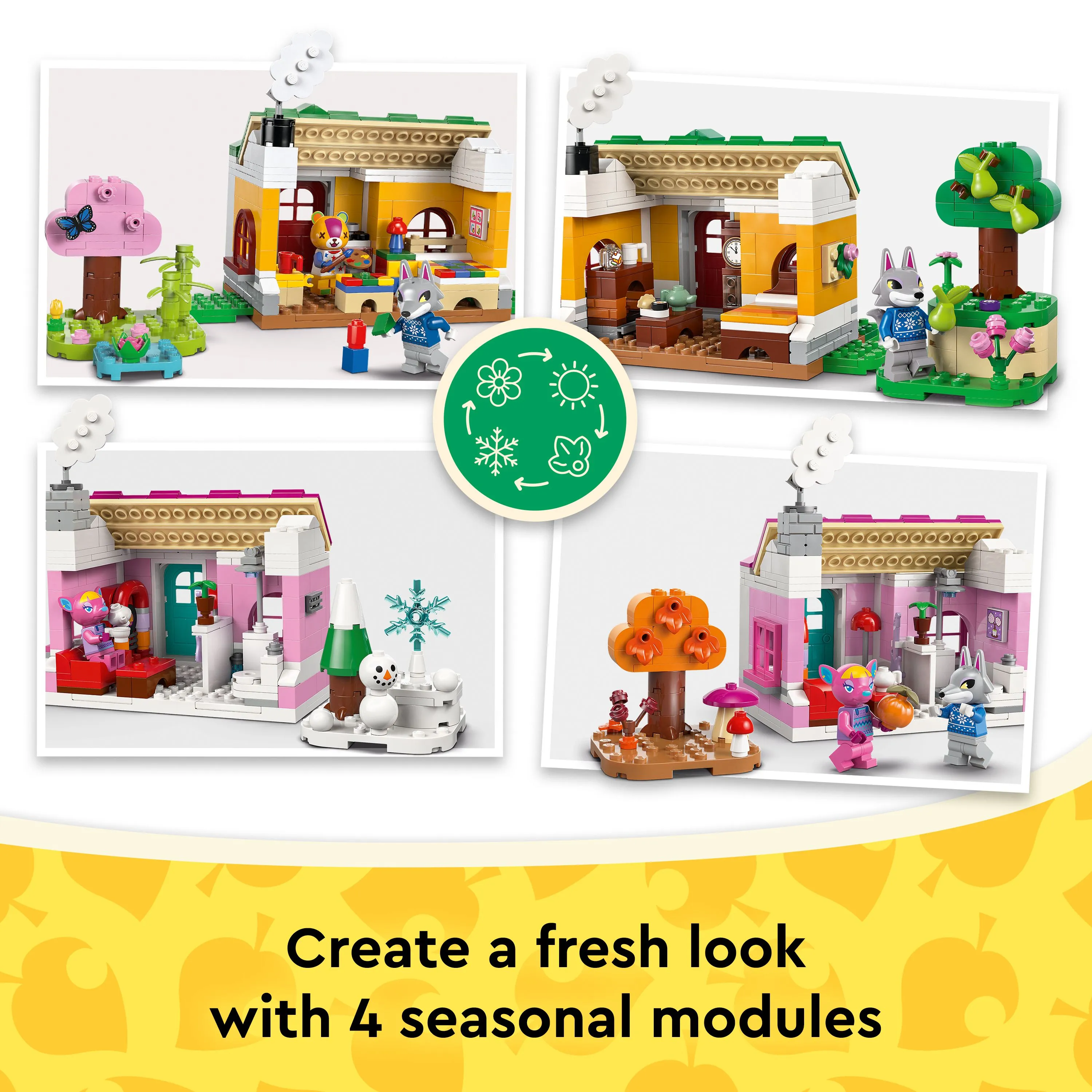 LEGO Animal Crossing Luovat talot: Hauskat vuodenajat 77057